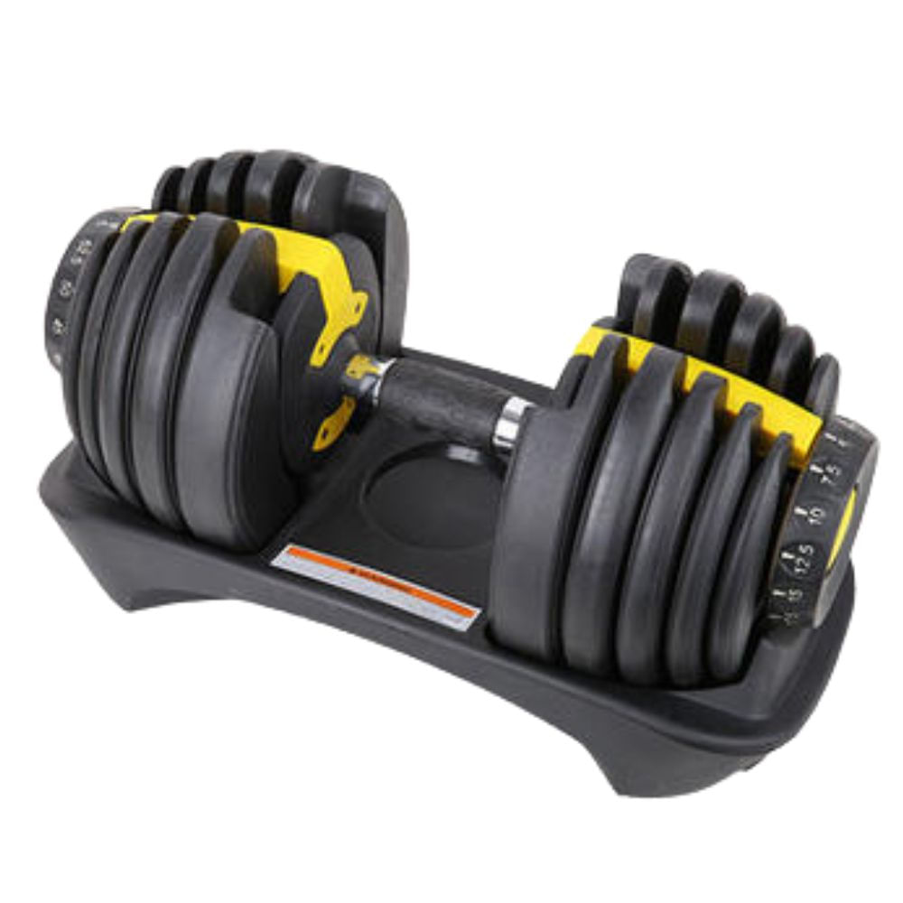 Halter Regulável Anilha Dumbbell Ajustável 24kg Yangfit