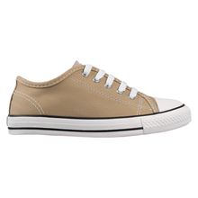 Tênis Diversão Canvas Low Color Bege Infantil Menina