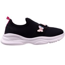 Tênis Diversão Fly Lary Low Preto Menina