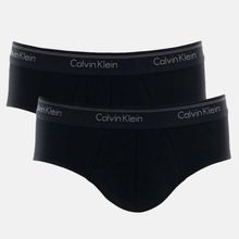 Kit 2 Cuecas Calvin Klein Brief Cotton Preto GG