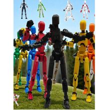 04 Bonecos Robo 100% Articulado Dummy 13 Figura de Ação Brinquedo Manequim Presente Infantil 14cm DESMONTADO