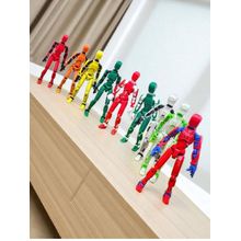 Kit 03 Bonecos Robo 100% Articulado Dummy 13 Figura de Ação Brinquedo Manequim Presente Infantil 14cm DESMONTADO