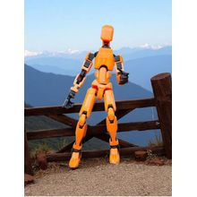 Miniatura Boneco 100% Articulado Dummy 13 Figura de Ação Brinquedo Manequim Presente Infantil 14cm DESMONTADO