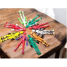 Boneco Articulado Dummy 13 para Artistas - Com Cores sorteadas ATENÇÃO SERA ENVIADO CORES ALEATÓRIAS 14cm DESMONTADO