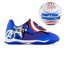 Kit Chuteira + Bola Infantil Dray Marvel Original
