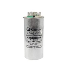 Capacitor CBB65 Gallant 25+6mf +-5% 440 VAC GCP60D25A-IX400