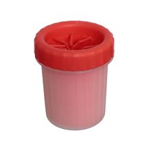 Copo Limpa Patas para Cães e Gatos Vermelho 11cm