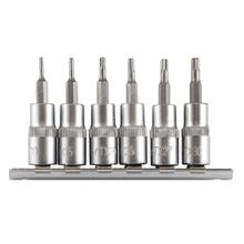 Soquete Bit Torx C Guia Jogo 6 Peças Corneta