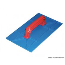 Desempenadeira Azul Zumplast Corrugada 22X35Cm