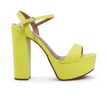 Sandália Vizzano Salto Alto Meia Pata