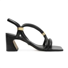 Sandália Arezzo Salto Bloco Tiras Maxi Feminino