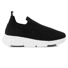 Tênis Comfortflex Knit Elastic Slip On Feminino
