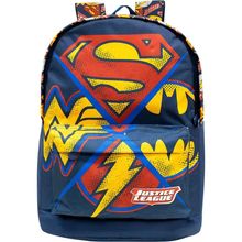 Mochila Escolar Infantil Menino Liga da Justiça 9768