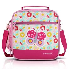 Lancheira Pequeninos Borboleta AHL17388-PK Rosa Escuro