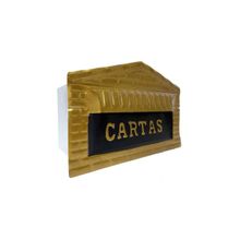 Caixa Correio Tijolinho Aço Carbono 20x25x12cm