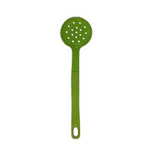 Escumadeira Talher em Nylon Cozinha Utensílio Verde 28cm