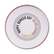 Prato Raso Tramontina Chicago em Porcelana Decorada 25 cm