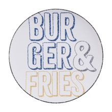 Prato Raso Tramontina Texas em Porcelana Decorada 25 cm