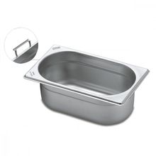 Cuba Tramontina 1/4 em Aço Inox com Alças Moveis Profundidade 65 mm - Aço 304