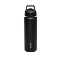 Garrafa Térmica Tramontina 650 ml Preta com Canudo