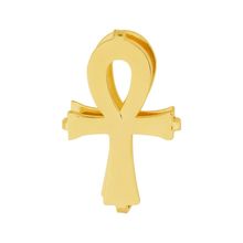 Pingente Aço Hit Ankh 16.5mm Gold IPG