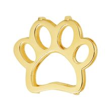 Pingente Aço Hit Pata 11.5mm Gold IPG