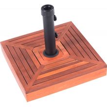 Base para ombrellone revestida em madeira 25kg - Bel Lazer