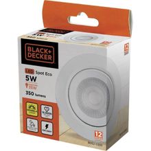 Spot LED ECO 5W 6500K Redondo Black+Decker