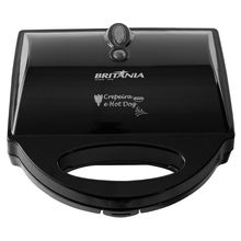 Crepeira e Hot Dog Britânia Com Manual de Receitas 127V