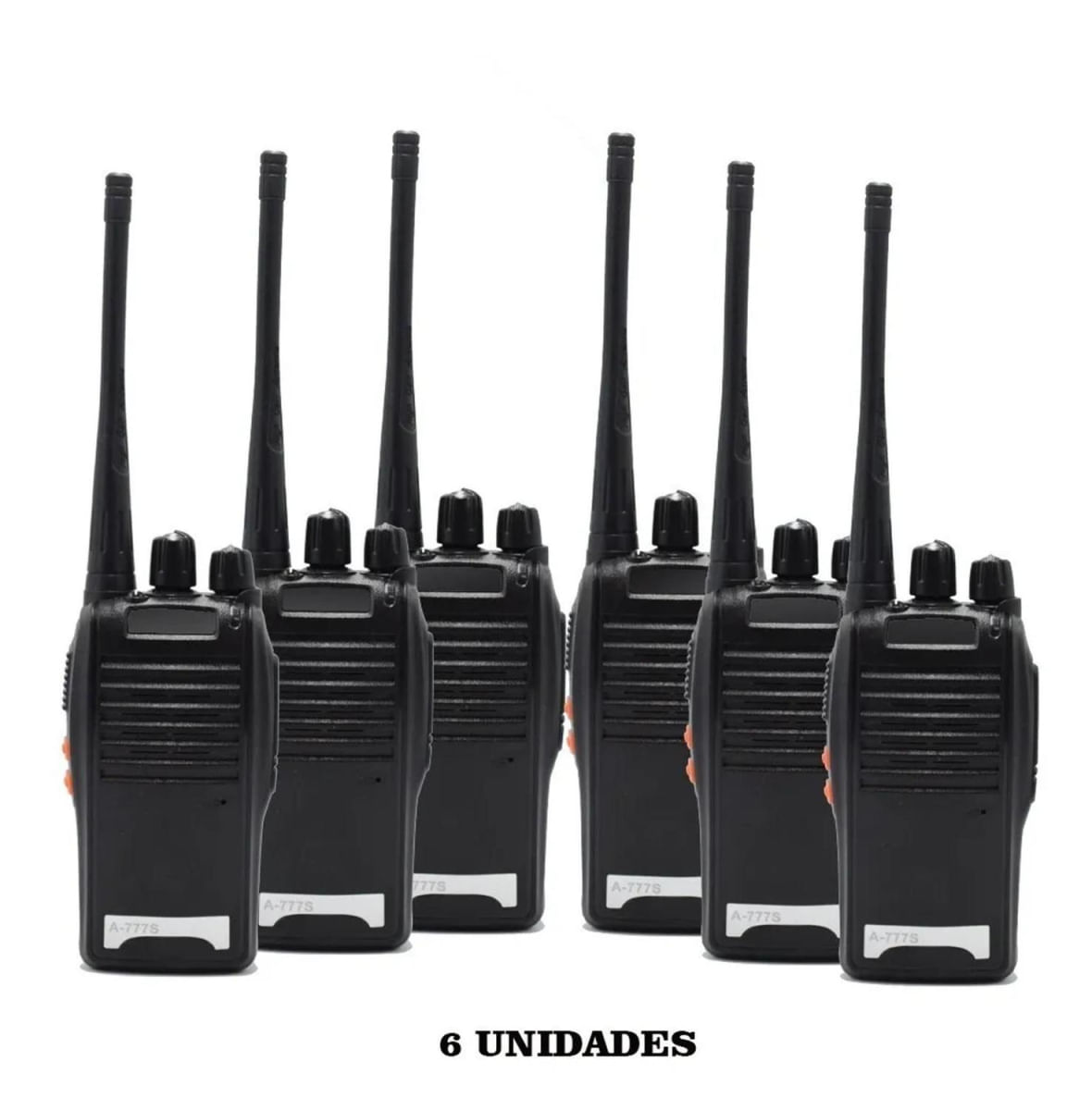 Kit 6 Radio Comunicador Walktalk Talkabout Profissional 777s
