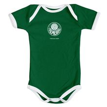 Body Bebê Palmeiras Verde Curto Oficial - Torcida Baby
