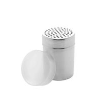 Queijeira Inox Porta Queijo Ralado Tempero e Tampa Transparente 240ml