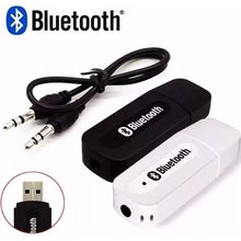ADAPTADOR PARA MÚSICA RECEPTOR BLUETOOTH ÁUDIO STÉREO 2.1 USB  P2 = CABO P2 X P2