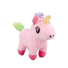Chaveiro de Pelúcia Unicórnio Rosa 11cm