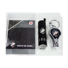 Kit Vasco Com Chaveiro Lanterna e Cortador de Unha