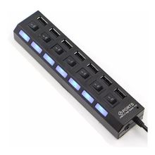 10 Unidades de Hub Usb 7 Portas 2.0 Hd Extensor High Speed Pen Drive