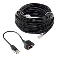 Cabo Rede Ethernet 20 Metros Internet E Extensor Rj45 30 Cm