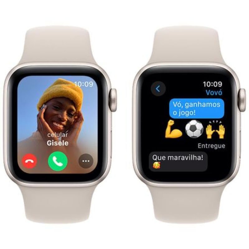Apple Watch SE (GPS 40 mm) Caixa Estelar de Alumínio Pulseira