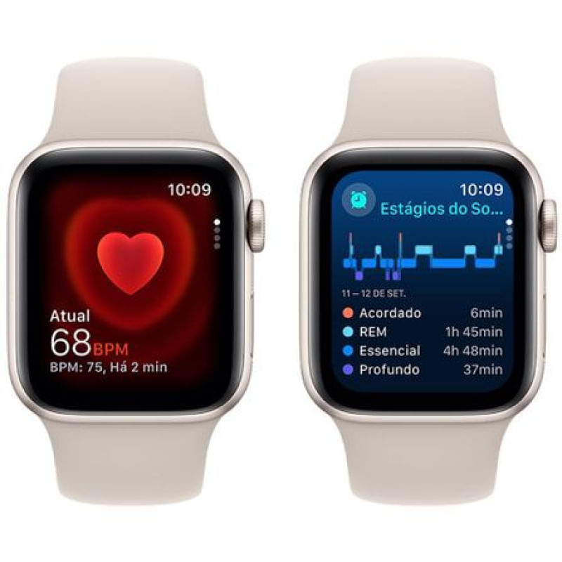 Apple Watch SE (GPS 40 mm) Caixa Estelar de Alumínio Pulseira