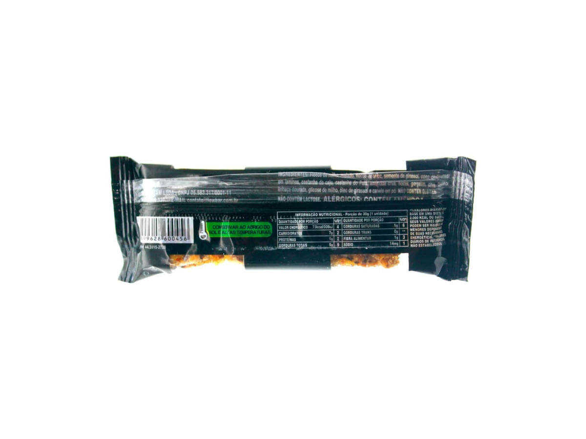Barra de Granola Flowbar Vegana 30g