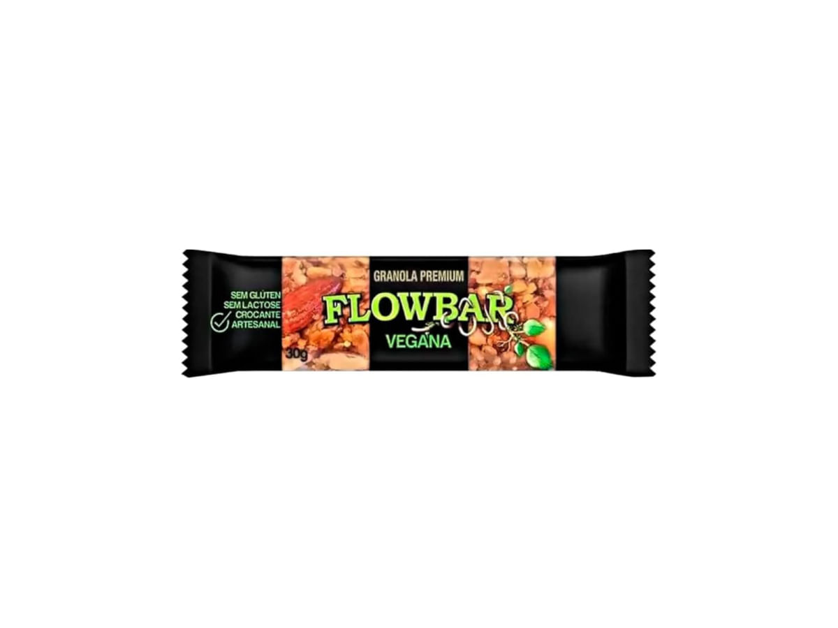 Encontraproduto.com.br - Barra de Granola Flowbar Vegana 30g