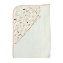 Toalha de Banho Bebê Gatinhos Rosa com Capuz 90X70cm - Hug