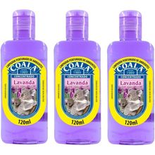 Kit 3 Desinfetante Concentrado de Ambiente Coala Lavanda 120ML