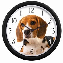 Relógio De Parede Herweg Ref: 6163-034 Preto Cachorro