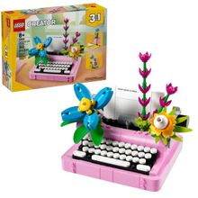 Lego Maquina De Escrever Com Flores 363 Peças 3 Em 1 - 31169