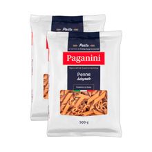 Kit 2X: Macarrão Penne Integral Paganini 500g
