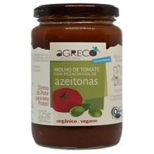 Kit 3X: Molho de Tomate com Azeitona Orgânico Agreco 325g