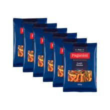 Kit 6X: Macarrão Fusilli Tricolore Paganini 500g