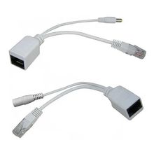 Adaptador Injetor + Separador POE RJ45 Macho X Fêmea Splitter