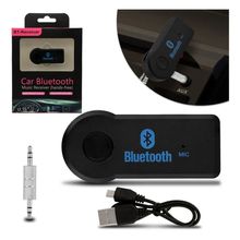 RECEPTOR BLUETOOTH P2 USB ADAPTADOR ÁUDIO ENTRADA AUX CARRO + CABO P2 + CABO USB CARGA